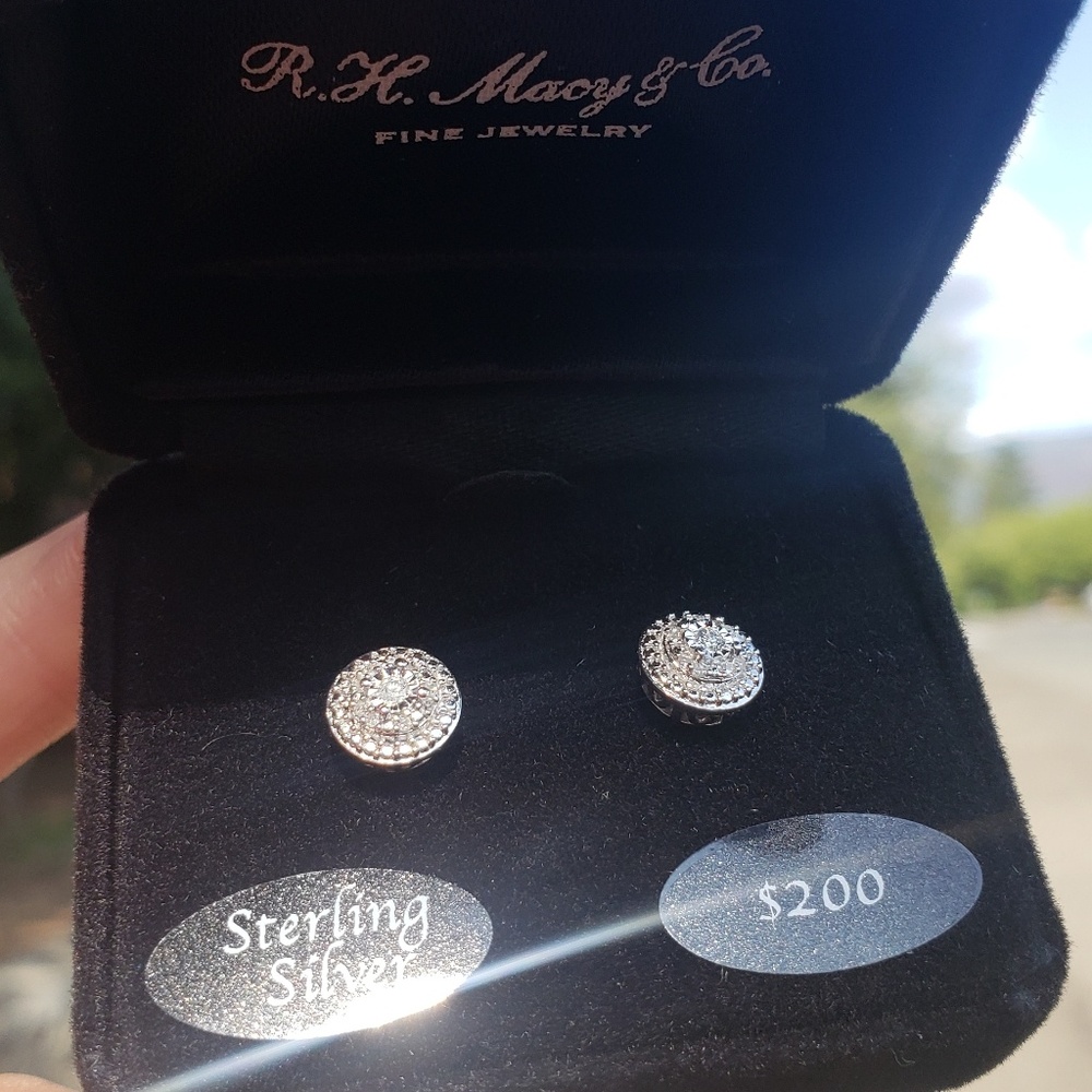 Bridge diamond, diamond earings